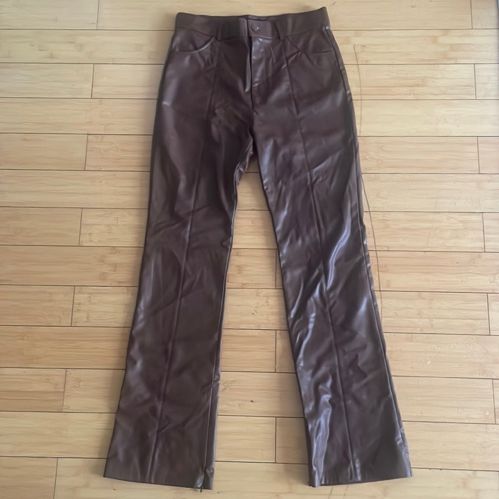 Faux Leather Pants